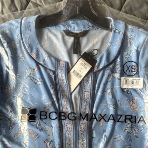 BCBGMaxAzria Blue Floral Dress